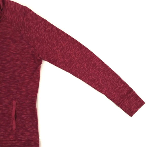 Avalanche Rouge Red Loma Snap Long Sleeve Pullover Knit Jacket Womens Large - Picture 5 of 15